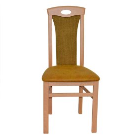 Stühle Esszimmer Romtada in Buchefarben und Ocker Gelb (2er Set) – Ansicht 1