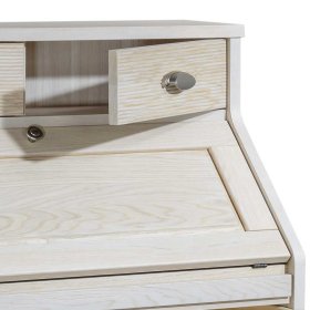Sekretär Imano in Eiche White Wash im Landhausstil – Ansicht 6