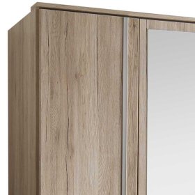 Kleiderschrank Matizio mit Spiegeltür in Eiche San Remo – Ansicht 5