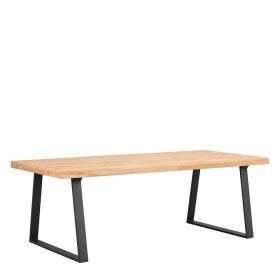 Essgruppe Casorias im Loft Design in Hellgrau und Eiche (siebenteilig) – Ansicht 5