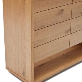 Wohnzimmer Schrank Blax im Skandi Design in Eichefarben – Ansicht 5
