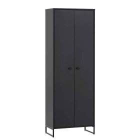 Skandi Design Dielenset Curtus in Schwarz 175 cm hoch (vierteilig) – Ansicht 6