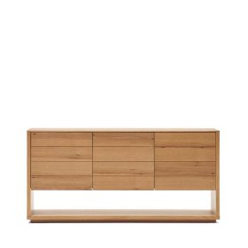 Esszimmersideboard Blax in Eichefarben furniert und lackiert – Ansicht 2