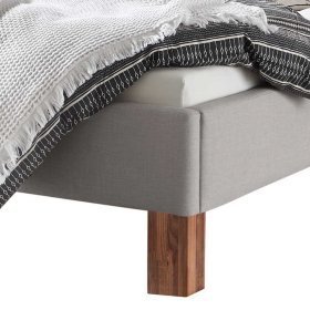 Graues Polsterbett Dwayne 160x200 cm oder 180x200 cm – Ansicht 4