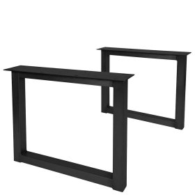 Holztisch Caroli aus Teak Recyclingholz und Stahl im Loft Design – Ansicht 7