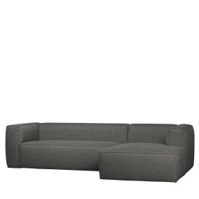 Moderne Couchecke Mercur Stoff in Grau mit Armlehnen – Ansicht 7