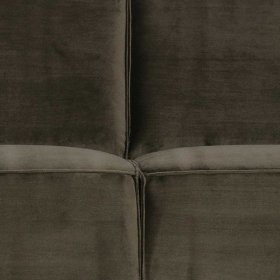 Dreisitzer Couch Kiana in Dunkelgrün Samt 230 cm breit – Ansicht 7