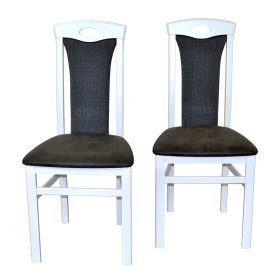 2 Stühle Gesa in Weiß & Anthrazit und modernem Design (2er Set) – Ansicht 7