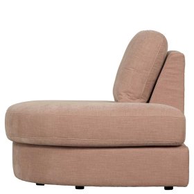 Modulsofa Abschluss Element rechts Oktamian in Rosa aus Webstoff – Ansicht 5
