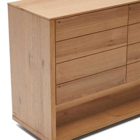 Esszimmersideboard Blax in Eichefarben furniert und lackiert – Ansicht 5