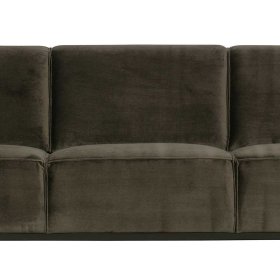 Dreisitzer Couch Kiana in Dunkelgrün Samt 230 cm breit – Ansicht 5
