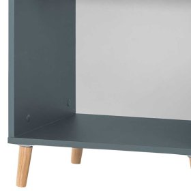 Kleines Büroregal Hermine in Petrol Made in Germany – Ansicht 4
