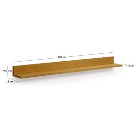 Wand Regal Magies in Eichefarben 80 oder 120 cm Breite – Ansicht 7