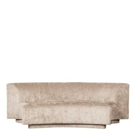 Sofa Yonella in Beige aus Chenillegewebe – Ansicht 3