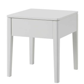 Premium Bett weiß Zinsoe aus MDF mit Vierfußgestell aus Metall – Ansicht 6