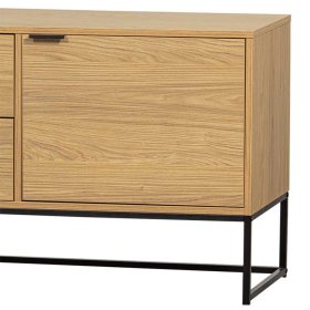 TV Board Ortava mit zwei Schubladen und einer Tür – Ansicht 5