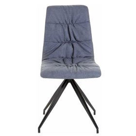 2 Stühle Esszimmer Cherry in Blaugrau und Schwarz mit hoher Lehne (2er Set) – Ansicht 3