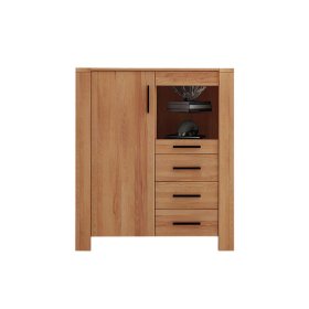 Esszimmer Highboard Lasmus aus Kernbuche Massivholz – Ansicht 1