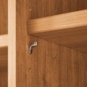 Drehtürenschrank Vericia in Champagner & Eiche Bianco 295 cm breit – Ansicht 8