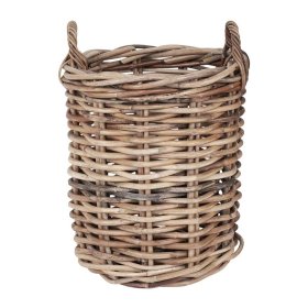 Korbset Rattangeflecht Drosalimo in Naturfarben im Landhausstil (zweiteilig) – Ansicht 3