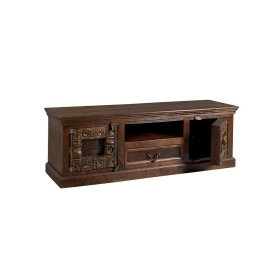 Indisches Lowboard Mysore aus Teak Massivholz 150 cm breit – Ansicht 3