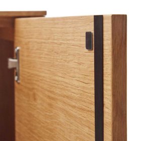 Wohnzimmer Schrank Blax im Skandi Design in Eichefarben – Ansicht 8