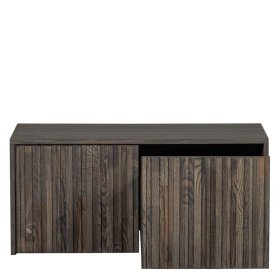 TV Board Foliage im Skandi Design in Esche dunkel – Ansicht 4