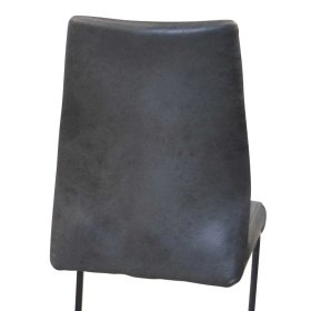Schwingstühle Chiron in Anthrazit Vintage mit Gestell aus Metall (4er Set) – Ansicht 6
