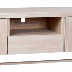 TV Lowboard South aus Eiche White Wash massiv 160 cm – Ansicht 9