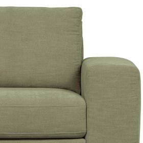Couch Element mit Armlehne rechts Karyon in Graugrün - Modulsofa – Ansicht 8