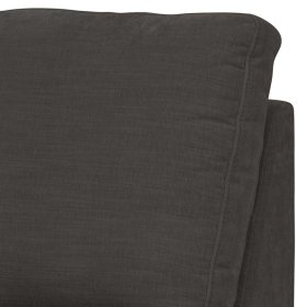 Modulsofa Abschluss Element links Trois in Anthrazit 93 cm breit – Ansicht 9