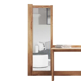 Schreibtisch mit Spiegel Bagavano aus Kernbuche Massivholz (zweiteilig) – Ansicht 3
