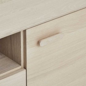 Sideboard Vilrada mit einem offenen Fach und Holzgriffen – Ansicht 7