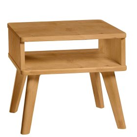 Nachtkonsole Helena aus Wildeiche Massivholz 42 cm hoch – Ansicht 2