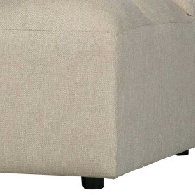 Sessel Maganda in Beige Stoff mit Steppungen – Ansicht 6