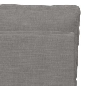 Modulsofa Abschluss Element rechts Fredoco in Grau 44 cm Sitzhöhe – Ansicht 13