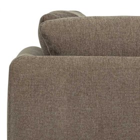 Eckelement Modul Sofa Udjaca in Taupe mit Vierfußgestell aus Metall – Ansicht 10