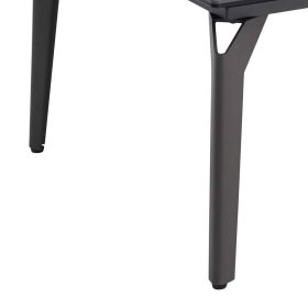 Schwarzer Designcouchtisch Aventi aus Keramik und Metall 110 cm breit – Ansicht 4