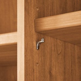 Drehtürenschrank Viramiru in Champagner & Eiche Bianco 149 cm breit – Ansicht 8