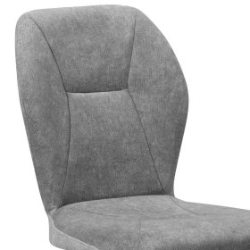 Polsterstuhl Esszimmer Cementa mit Bezug aus Flockstoff (2er Set) – Ansicht 3