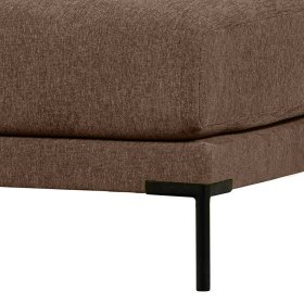 Modul Sofa Element Rio in Braun mit Vierfußgestell aus Metall – Ansicht 7