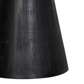 Moderner Couchtisch Ackora in Schwarz aus Mangobaum Massivholz – Ansicht 7