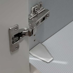 Kleiderschrank modern Boplaroma mit Drehtüren Front glasbeschichtet – Ansicht 4