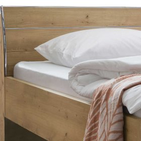 Schlafzimmer Möbel Cnutria modernes Design in Beige und Eiche Bianco (vierteilig) – Ansicht 3