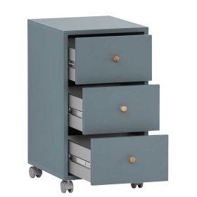 Schreibtischcontainer Hermine in Petrol Made in Germany – Ansicht 4