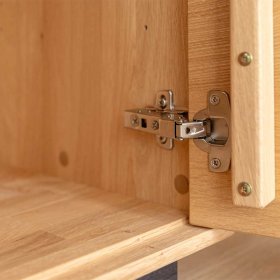 Highboard Niko mit LED Beleuchtung und Glastür – Ansicht 8