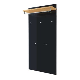 Garderobenpaneel Curomma in Anthrazit Eiche Bianco 80 cm – Ansicht 1