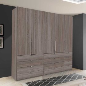 Panorama Schlafzimmerschrank Vasilio mit viel Stauraum modern – Ansicht 3