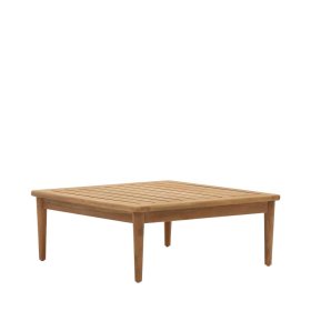 Terrassen Couchtisch Surie aus Teak Massivholz 80 cm breit – Ansicht 1