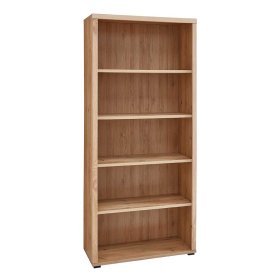 Aktenordnerregal Cacervo teilmassiv in Holzoptik foliert – Ansicht 2